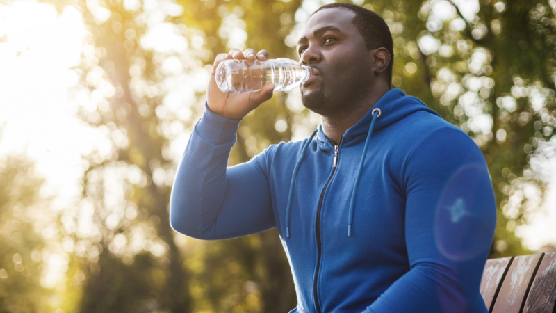 beber água em dias frios